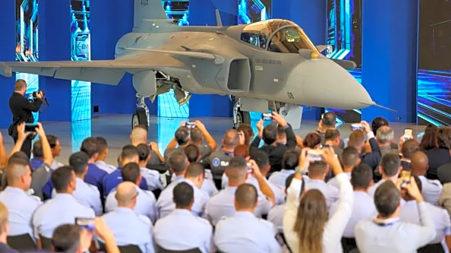 Brazil unveils first supersonic fighter jet assembled in country
