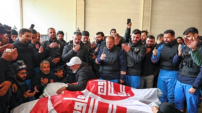 In Lebanon, paramedics mourn their own killed in Israeli strike