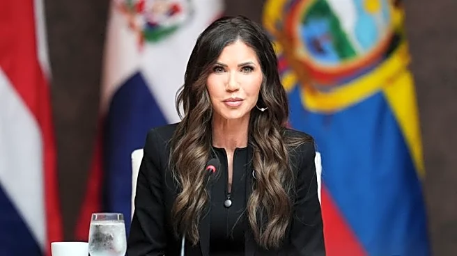 Ousted Homeland Security chief Noem begins new envoy role with tour