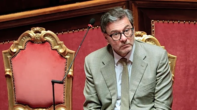 Italian state finances can absorb shock due to Middle East crisis, Finance Minister says