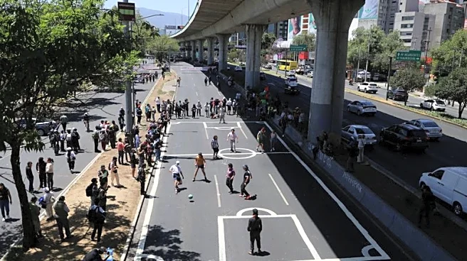 Soccer-Mexican protesters turn highway into football pitch to slam World Cup 'dispossession'
