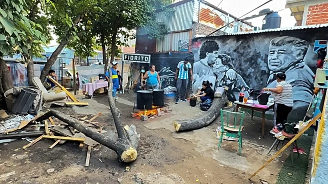 Maradona's former home is transformed into a soup kitchen in Argentina