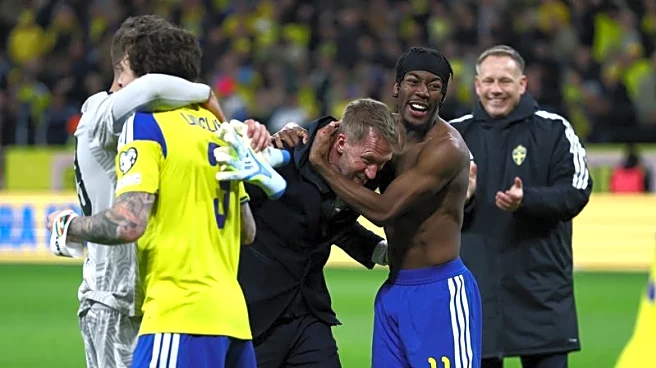 Soccer-Gyokeres strikes late as Sweden edge Poland to reach World Cup finals