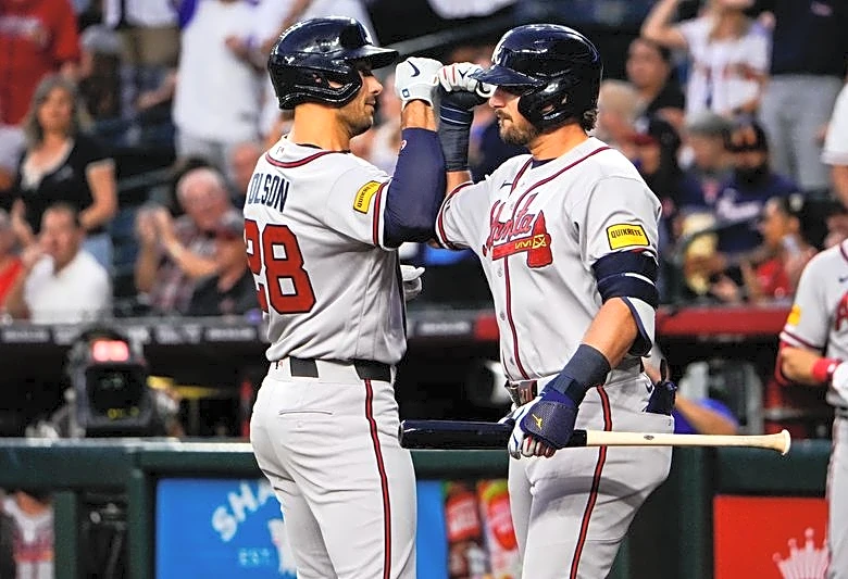 MLB roundup: Eight-run 5th propels Braves to rout of Diamondbacks