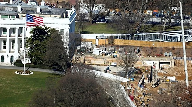 Trump administration files emergency motion to resume ballroom work, citing security issues