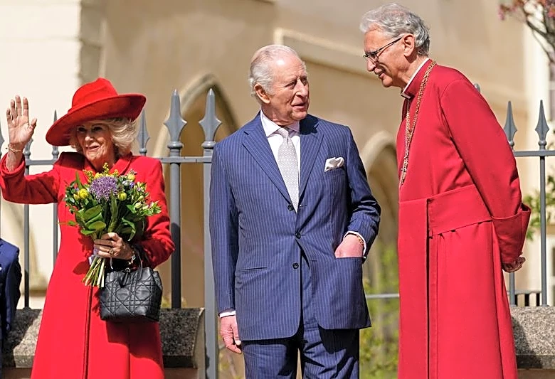British royals gather for Easter service, with Andrew and his family absent