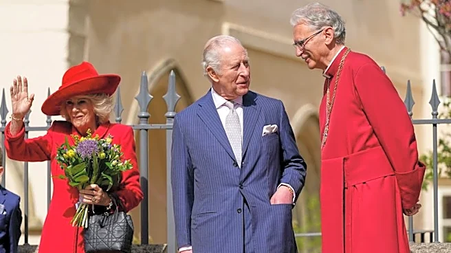 British royals gather for Easter service, with Andrew and his family absent