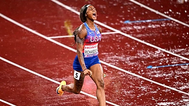 Athletics-American sprinter Richardson wins Stawell Gift from scratch