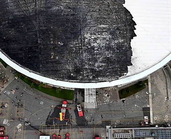 Fire at Rio Olympic Park velodrome brought under control, no injuries reported