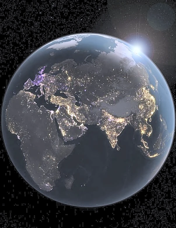 Satellite data shows Earth is getting ever brighter at night