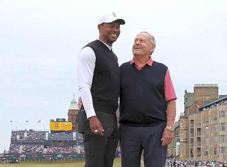 Golf-Nicklaus, Player send encouragement to Woods