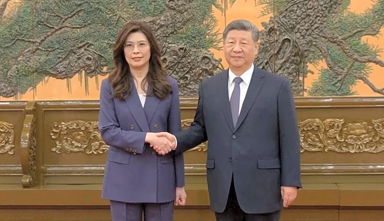 Taiwan spotted Chinese warplanes as Xi met opposition leader in Beijing