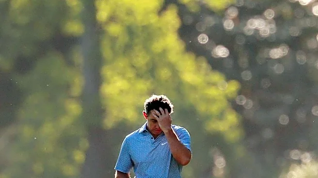 Golf-McIlroy's Masters cruise hits the skids at Amen Corner