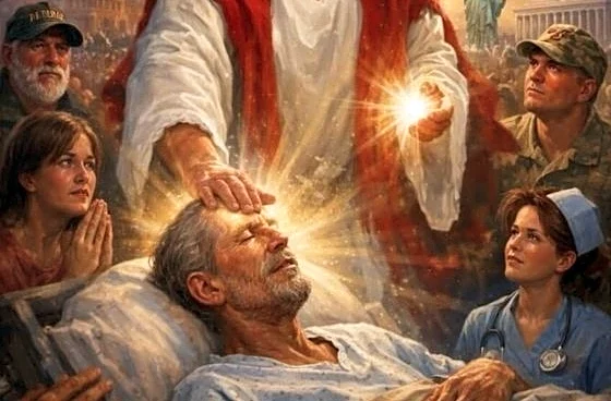 Trump posts AI image of himself as Jesus-like figure, drawing outrage