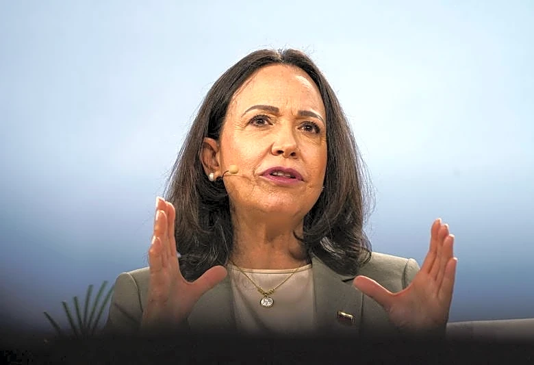 France's Macron holds talks with Venezuelan opposition leader Machado