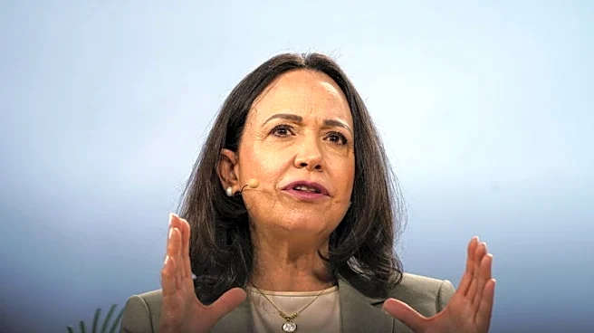 France's Macron holds talks with Venezuelan opposition leader Machado