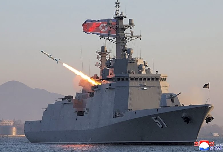 North Korea tests cruise and anti-ship missiles from naval destroyer