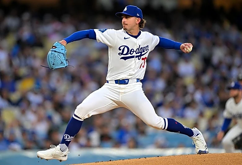 Justin Wrobleski, Dodgers shut out slumping Mets
