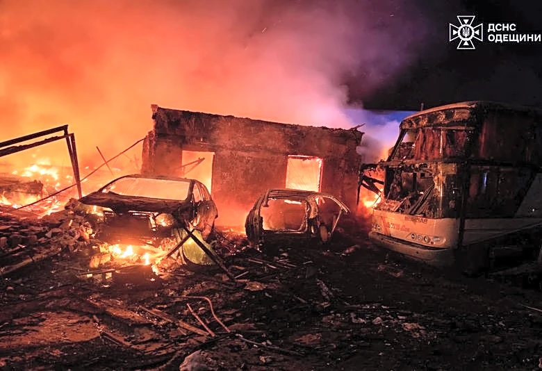 Russian drones hit Ukrainian port, damage Panama-flagged vessel, officials say