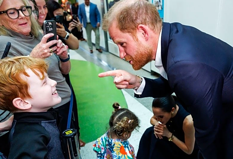 Britain's Prince Harry speaks of struggles of fatherhood on Australia tour