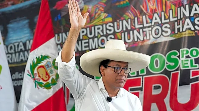 Peruvian markets stumble as Castillo-backed leftist gains ground