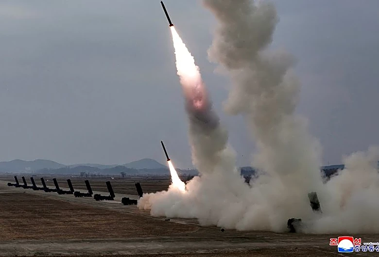 North Korea fires multiple ballistic missiles towards sea off its east coast