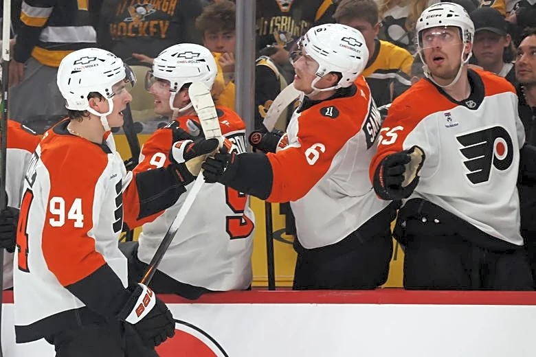 NHL roundup: Flyers win Game 1 of in-state playoff series vs. Penguins