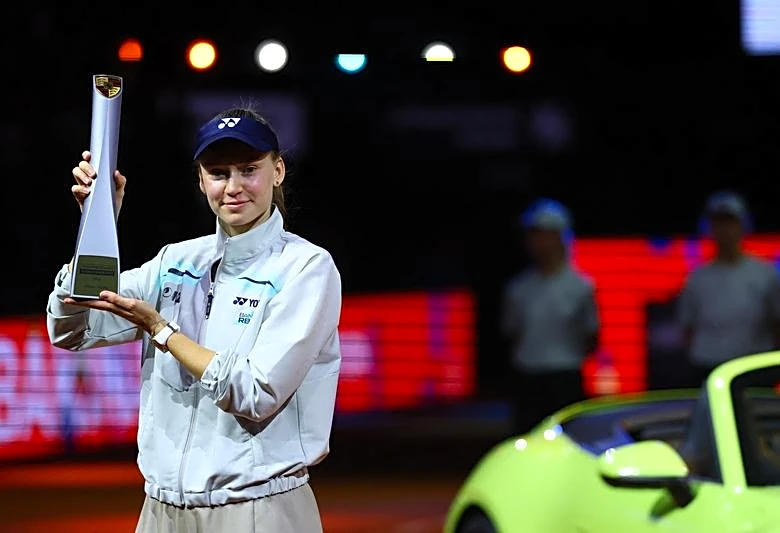 Tennis-Rybakina beats Muchova to win Stuttgart crown - and a Porsche - for second time