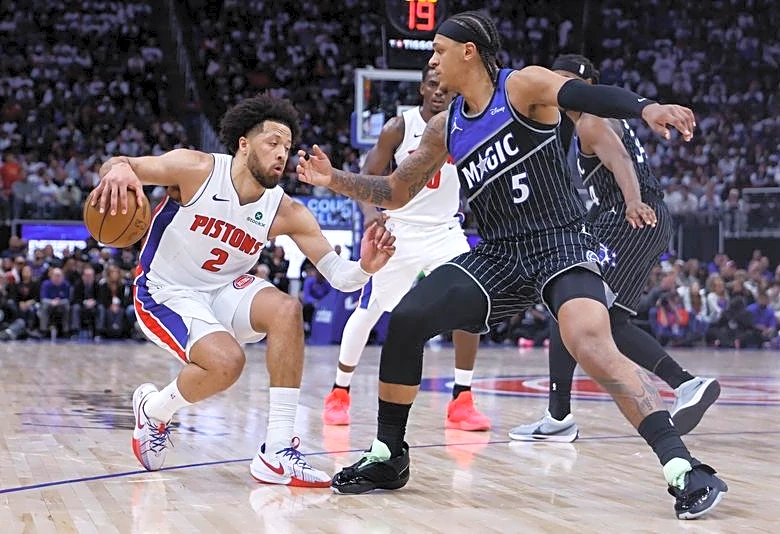NBA roundup: Magic lead from start, down top-seeded Pistons in opener