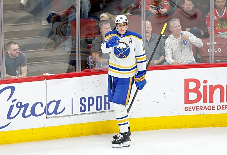 NHL roundup: Sabres storm past Bruins for 1st playoff win in 15 years