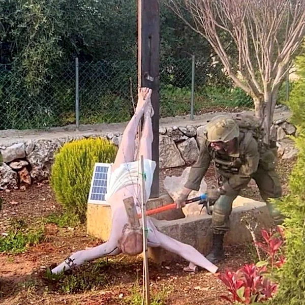 Israel condemns soldier's desecration of crucifix in south Lebanon