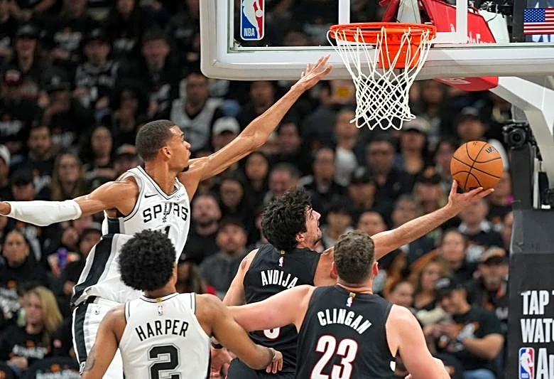 NBA roundup: After Victor Wembanyama's exit, Blazers level series