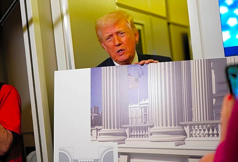 Trump ballroom deal shields donor identities, limits conflict safeguards, contract shows