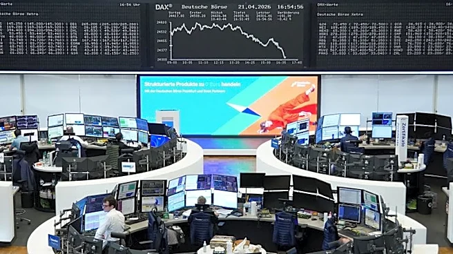 European shares dip as investors weigh Mideast developments, corporate earnings
