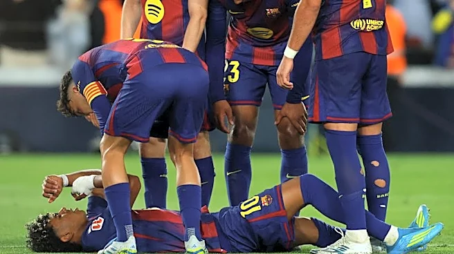 Soccer-Yamal out for rest of season with hamstring injury but expected to make World Cup