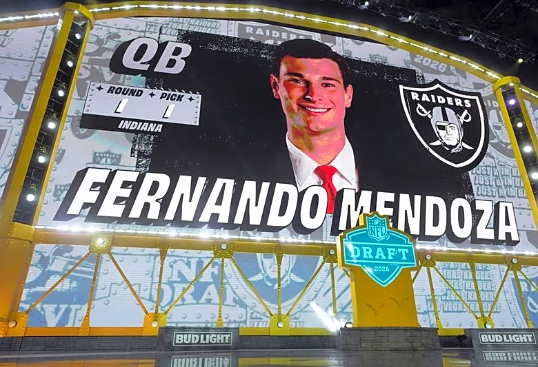 Raiders draft new centerpiece QB Fernando Mendoza No. 1 overall
