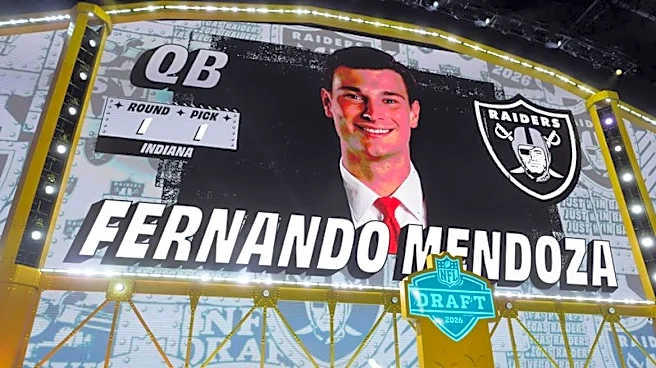 Raiders draft new centerpiece QB Fernando Mendoza No. 1 overall