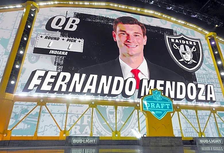 NFL-Mendoza 'ecstatic' to join Raiders as number one draft pick