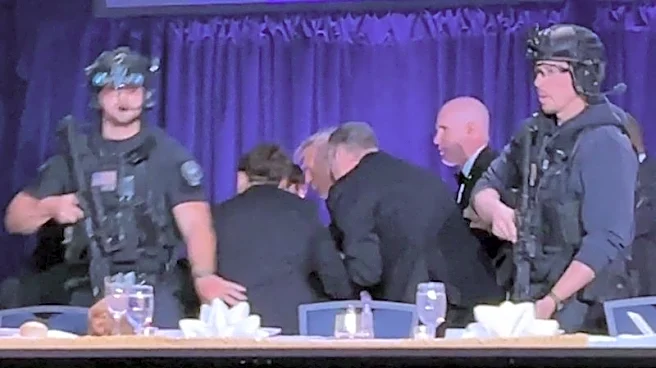Trump safe after being rushed from White House correspondents dinner, shooter in custody