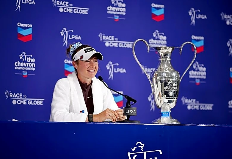 Nelly Korda lands 3rd major win at Chevron, regains No. 1 ranking