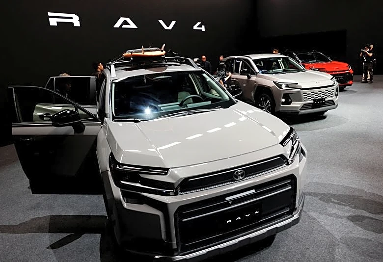 Toyota sales fall for second month in March on Middle East slump, RAV4 model change