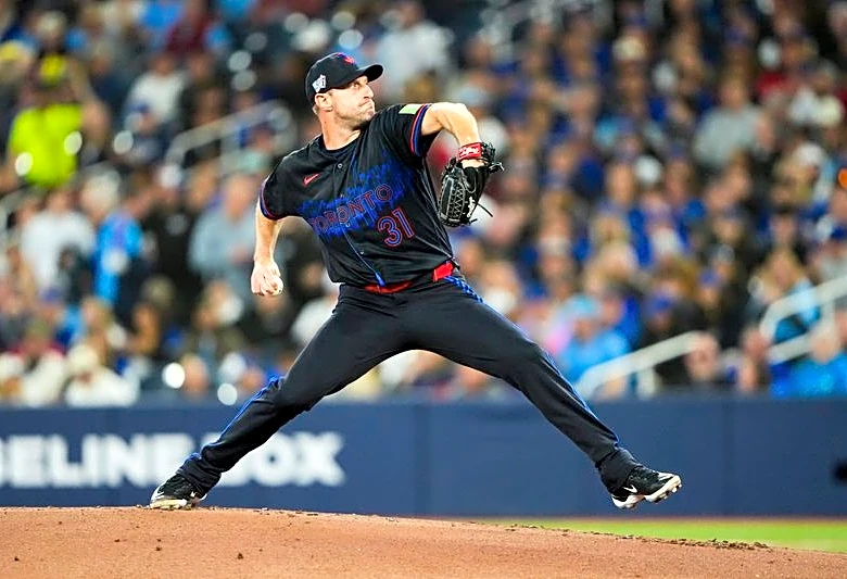 Blue Jays' Max Scherzer placed on IR with forearm, ankle issues