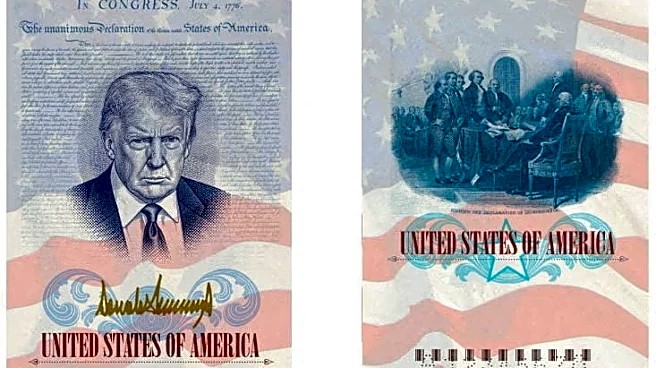 US to produce passports bearing Trump's image