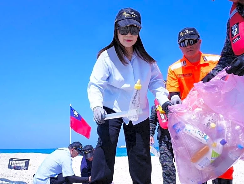 Taiwan minister says she visited second islet in disputed South China Sea