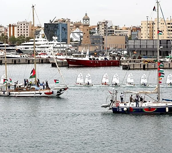 Israel intercepts Gaza aid ships in international waters, organisers say