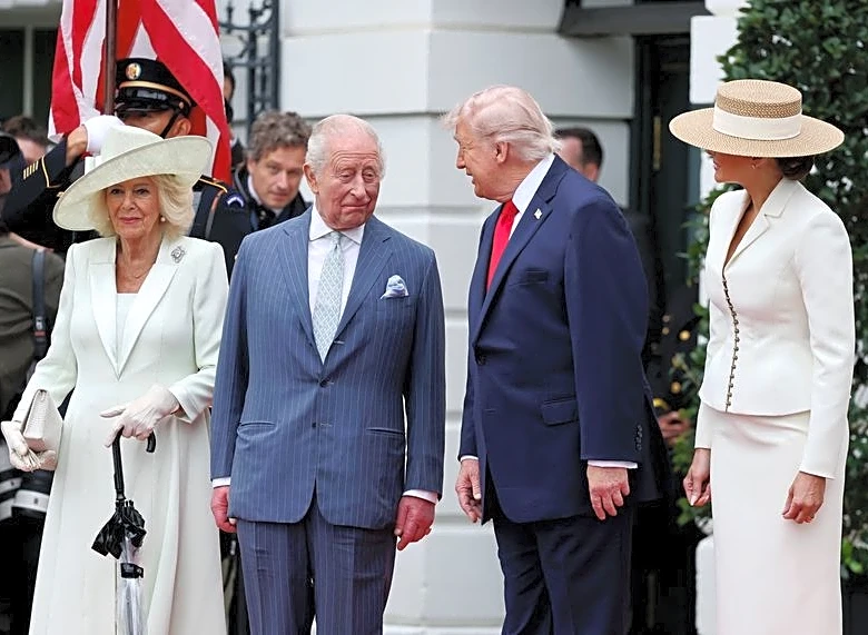 King Charles and Queen Camilla to say farewell to Trump and First Lady Melania on last day of US state visit