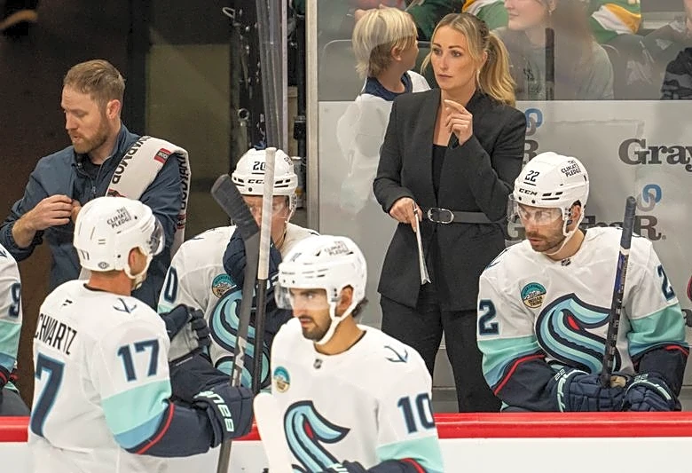 Assistant coach Jessica Campbell leaving Kraken