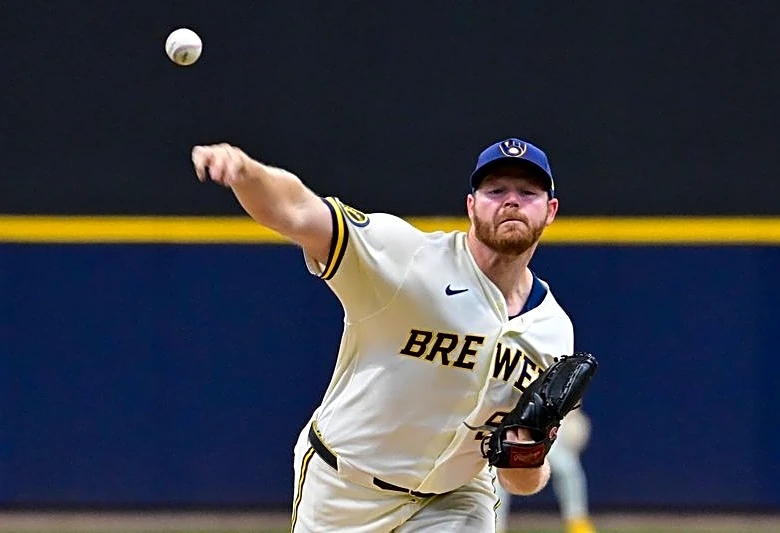 Brewers RHP Brandon Woodruff exits after velocity dips