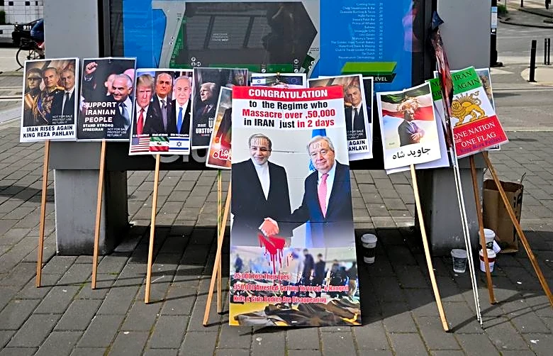 Soccer-'They are not representing Iran': Protesters urge FIFA to ban Iran from World Cup