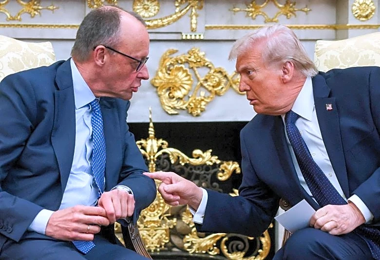 Trump again criticizes Germany's Merz, tells him to stop interfering over Iran